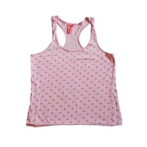 Jenni By Jennifer Moore Pink Bunny Tank Top Small